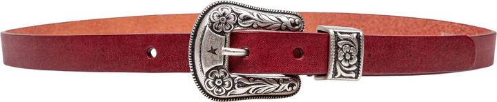 Produktbild Golden Goose vintage-effect washed leather belt cherry color (80)