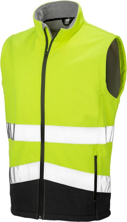 Actual product image Regatta Safeguard Mens Printable Safety Softshell Gilet (L)