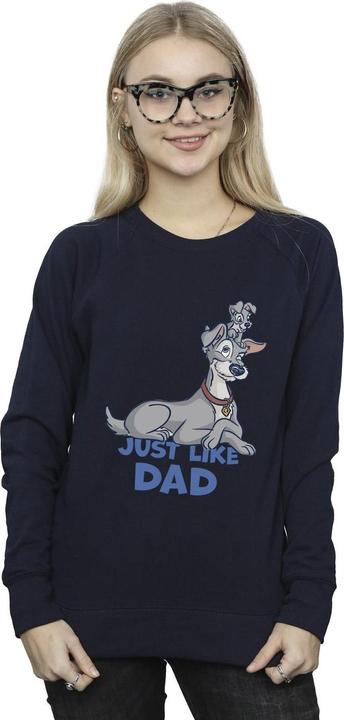 Image du produit Disney - Sweat LADY AND THE TRAMP JUST LIKE DAD - Femme (L)