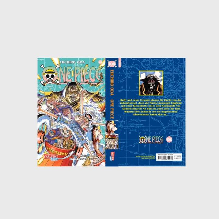 Actual product image One Piece 108 (German, Eiichiro Oda, 2025)