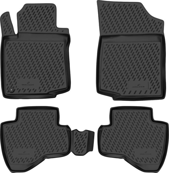 Produktbild Walser Gummimatten XTR für Citroen C1 (PM, PN) Facelift 2009-09/2014 (2 Vordermatten + 2 Rückmatten)