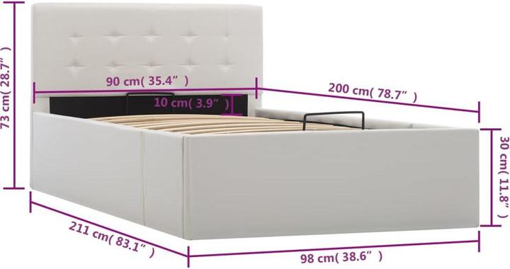 Immagine prodotto VidaXL Bine (90 x 200 cm)
