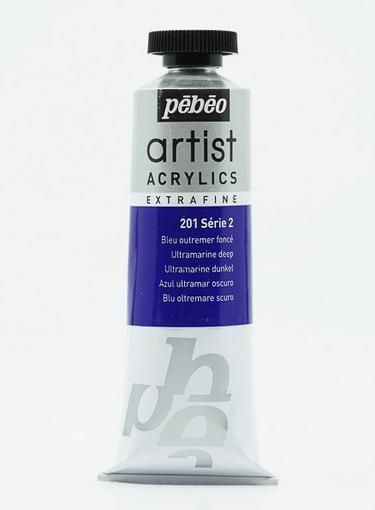 Actual product image Pebeo Artist Acrylics extrafine (Ultramarine Dark, 37 ml)
