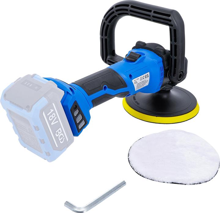 Actual product image BGS Cordless Polisher and Grinder | brushless | 18 V | without rechargeable Battery