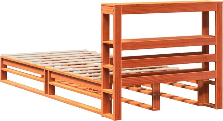 Image du produit VidaXL Lit en bois massif Lit en bois Lit palette avec tête de lit 180x200cm pin (180 x 200 cm)
