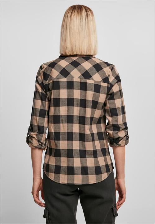 Produktbild Urban Classics Ladies Turnup Checked Flanell Shirt (4XL)