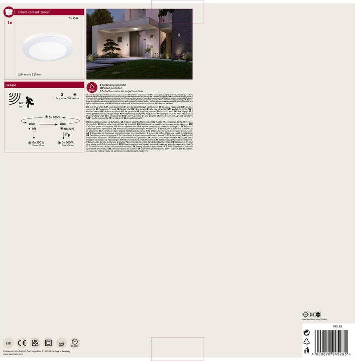 Produktbild Paulmann Circula (1800 lm, IP44)
