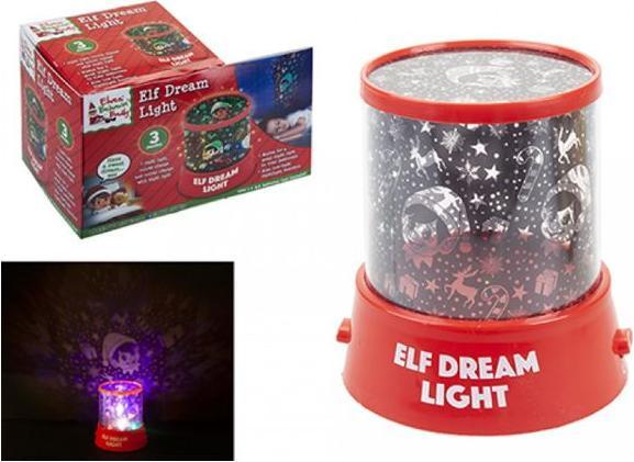 Produktbild Sombo Elves Behaving Badly Elf Dream Light – Beleuchtetes Nachtlicht – Weihnachtsbeleuchtung, rot