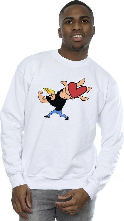 Immagine prodotto Johnny Bravo Heart Present Felpa Uomo (S)