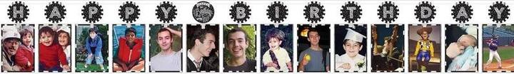 Image du produit Amscan Photographie Guirlande d'anniversaire
