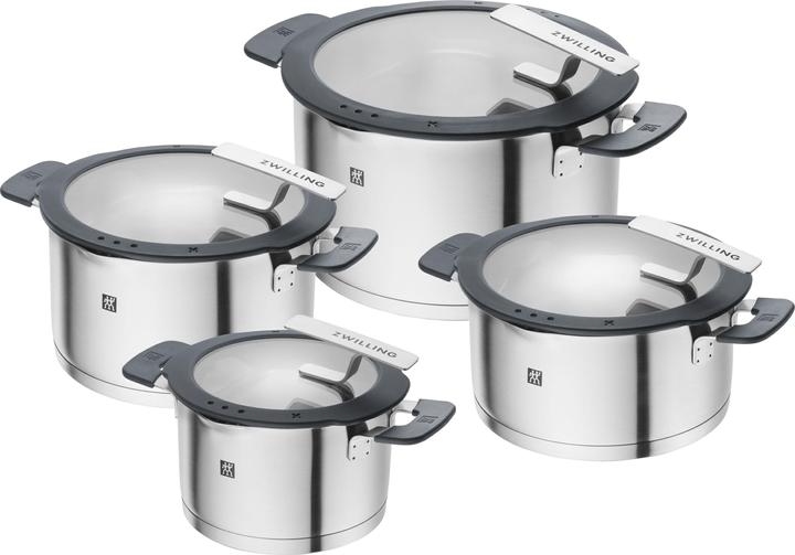 Produktbild Zwilling 1009149 Simplify Edelstahl-Kochtopfset (20 cm, Pfannenset + Topfset, Edelstahl)