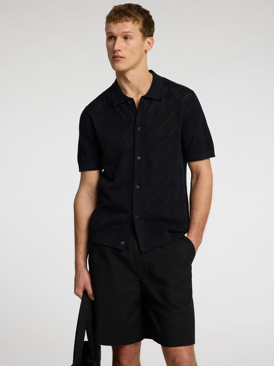 Produktbild Selected Homme Kurzarm Polohemd aus Strick (XL)