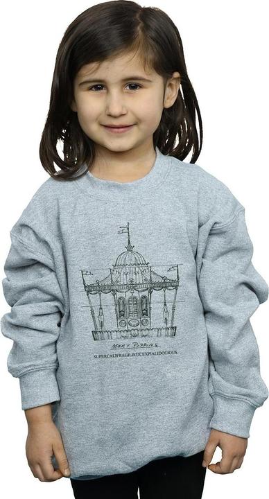 Immagine prodotto Disney Mary Poppins Carousel Sketch Felpa Ragazze (140, 146)