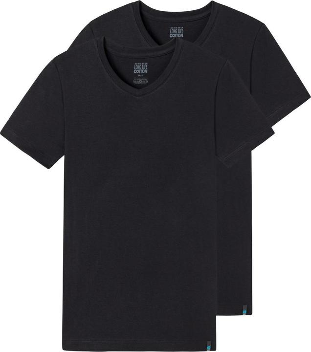 Produktbild Schiesser 2er Pack Long Life Cotton T-Shirt mit V-Ausschnitt (XXL)
