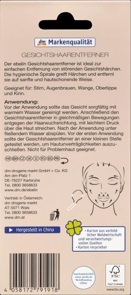 Image du produit dm ebelin Gesichtshaarentferner
