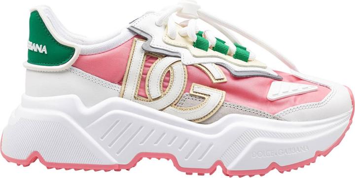 Image du produit Dolce & Gabbana daymaster sneakers in nylon and leather color white and pink (42)