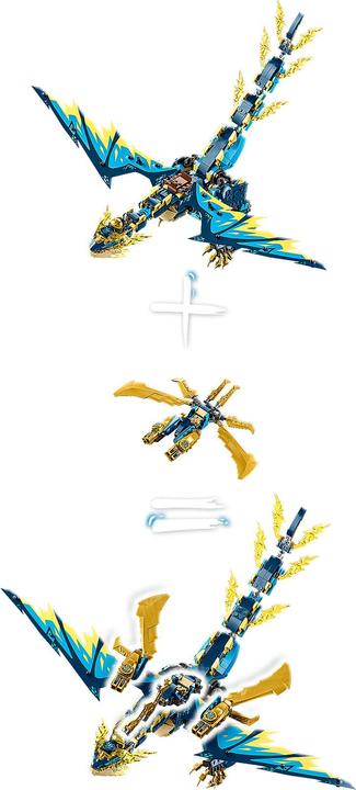 Produktbild LEGO Kaiserliches Mech-Duell gegen den Elementardrachen (71796, LEGO Ninjago)