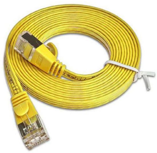 Produktbild SLIM Slimpatchkabel Cat 6, STP, 15 m, Gelb (STP, CAT6, 15 m)