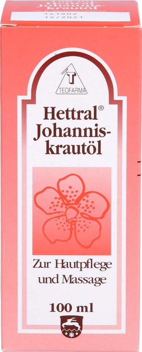 Image du produit Teofarma Hettral Huile de millepertuis, 100 ml d'huile (Huile pour le corps, 100 ml)