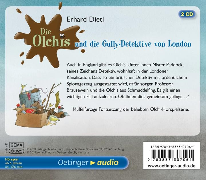 Actual product image The Olchis And The Gully Detective (Benjamin Dittrich, Erhard Dietl, Frank Gustavus, Peter fights, German)