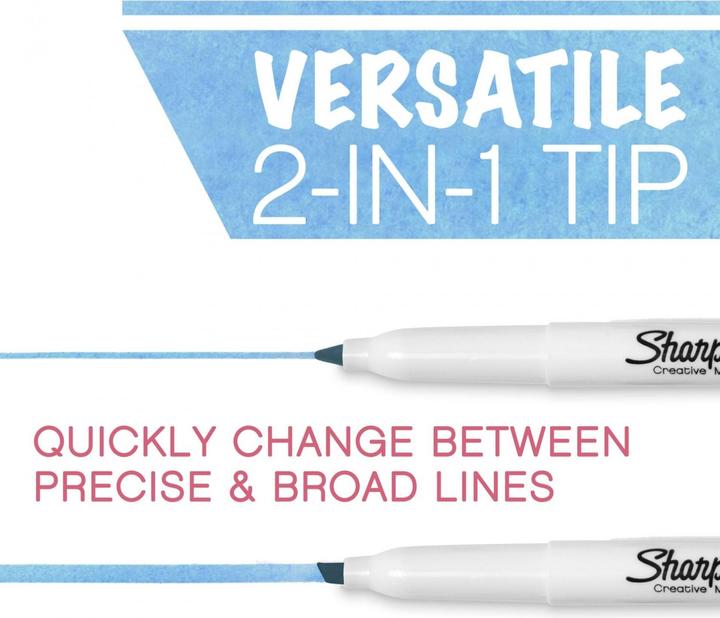 Actual product image Sharpie Permanent marker S-Note Creative 1-5 mm, 12 pieces (Multicoloured, 5 mm, 12 x)