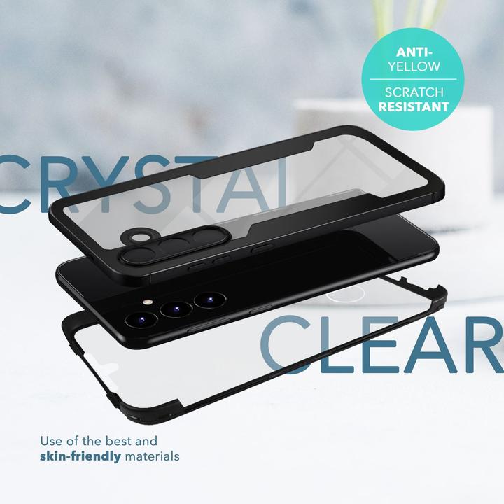 Image du produit Nalia Étui hybride clair à 360 degrés (Samsung Galaxy S24+)