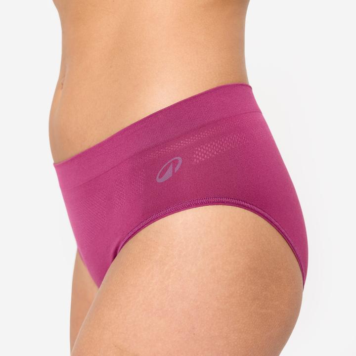 Image du produit Kalenji Lot de 3 culottes sans coutures Femme, Violet/Blanc/Bleu (XL)