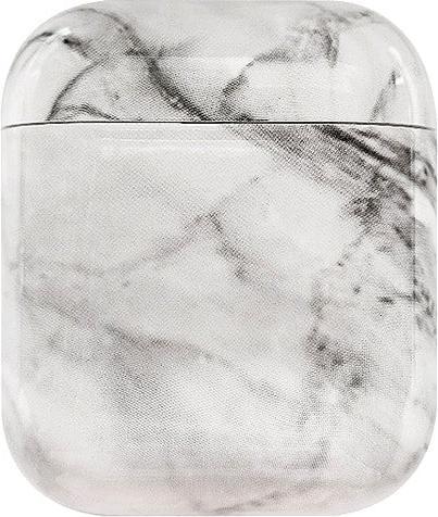 Image du produit JTI Housse de protection pour AirPods - Marbre blanc (Manchon pour casque d'écoute)