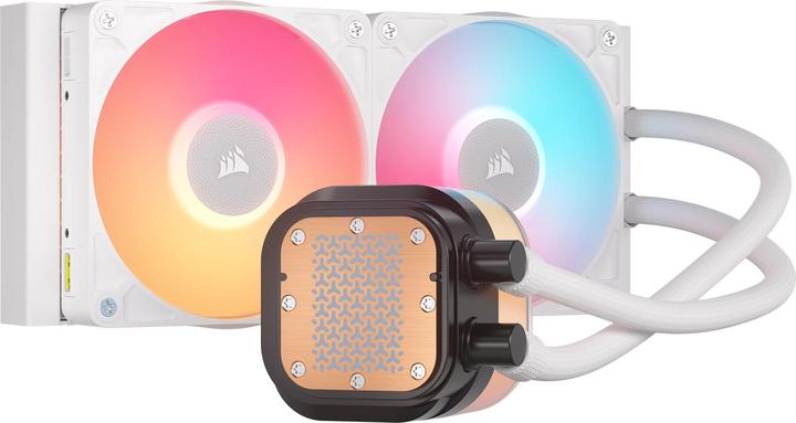 Actual product image Corsair iCUE LINK TITAN 240 RX LCD White AIO, 240mm Radiator, Liquid CPU Cooler (275 mm)