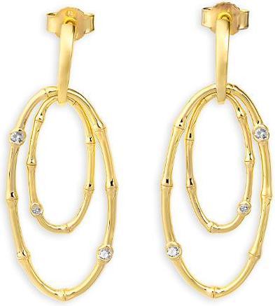 Actual product image Breuning Earrings - BRILL. 0,12 Ct. H/si (750/18 K Gold)