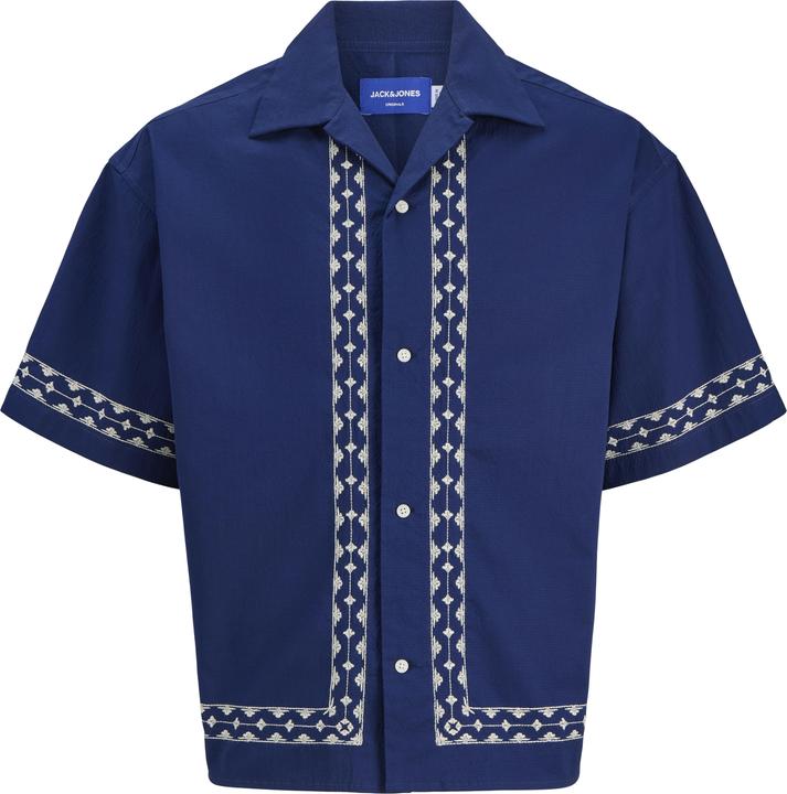 Produktbild Jack & Jones Jordia Emb Crinkle Resort Shirt Ss (S)