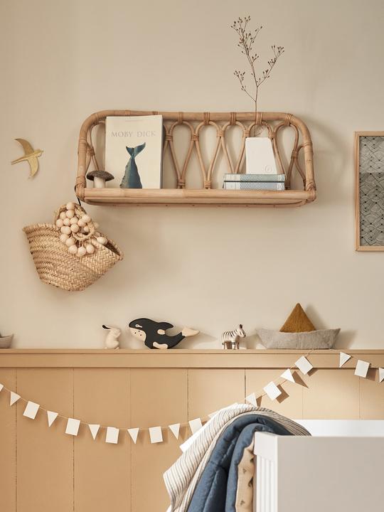 Produktbild Vertbaudet Kinderzimmer Wandregal aus Rattan