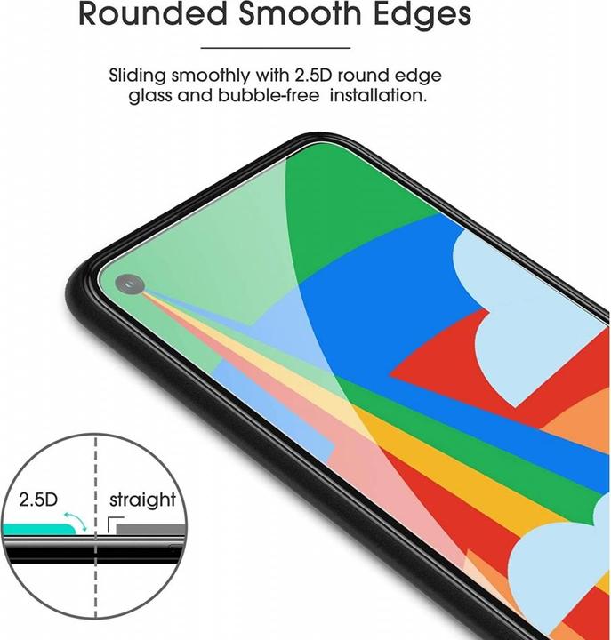 Actual product image Screenguard Panzerglas (1 Piece, Google Pixel 5)