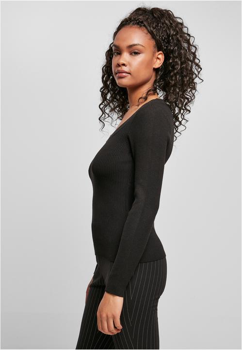 Produktbild Urban Classics Ladies Wide Neckline Sweater (L)