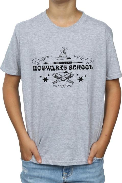 Actual product image Boys Hogwarts First Year T-Shirt (128)