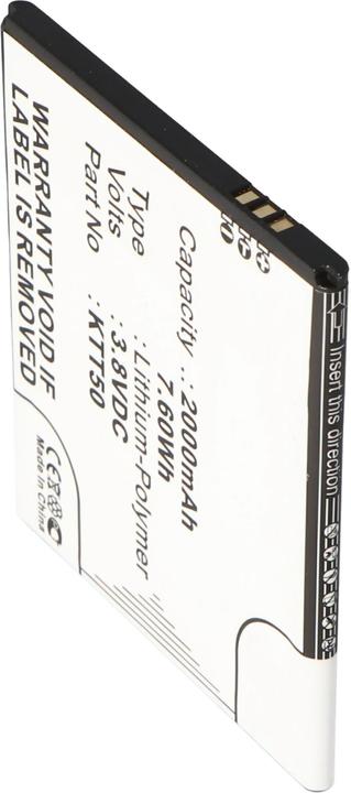Produktbild CS Cameron Sino Akku KAZAM Tornado 2, Tornado 2 5.0 Akku KTT50, KTT50-GHABD002643
