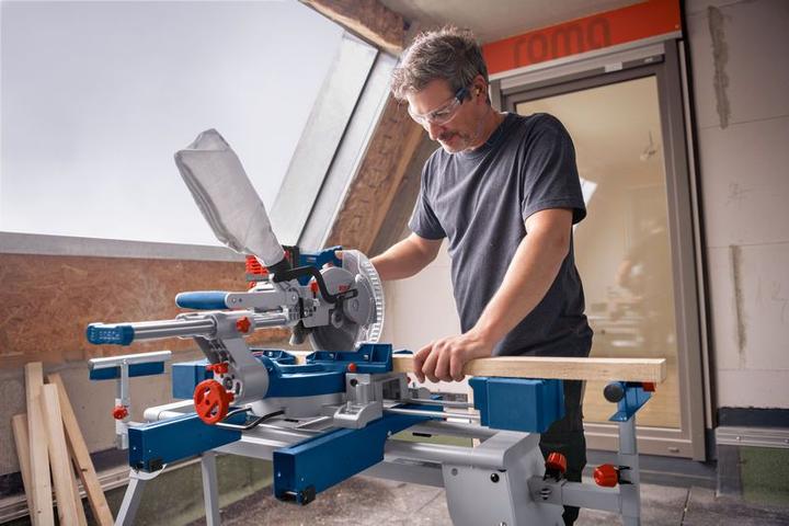 Productafbeelding Bosch Professional BOSCH Click+Go GCM 18V-216 D BITURBO: pendule met ophanging.