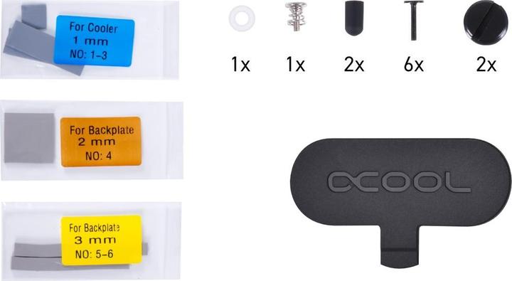 Image du produit Alphacool Bloc de glace Alpha Au. GPX-N Ac Active80/90 Aorus Master/Xtreme - 1022253