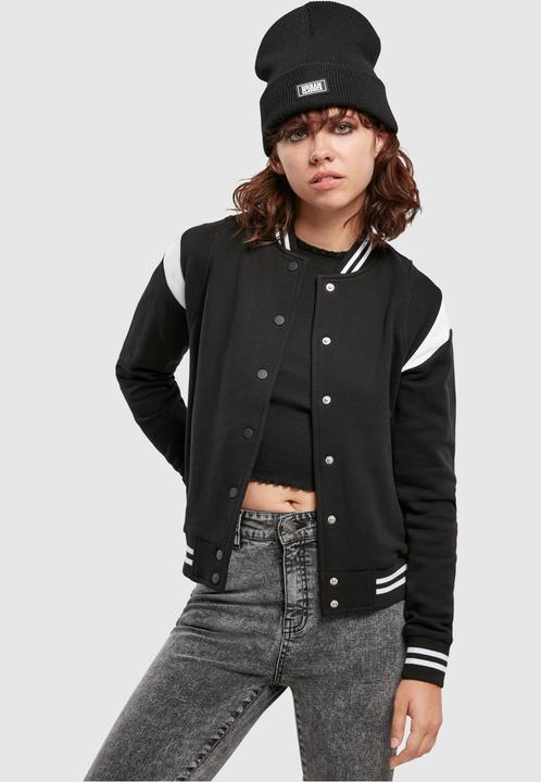Actual product image Urban Classics Ladies Organic Inset College Sweat Jacket (S)