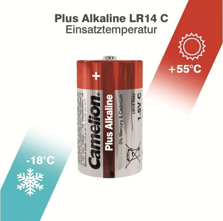Image du produit Camelion Alkaline C / LR14 (2 pcs, C)