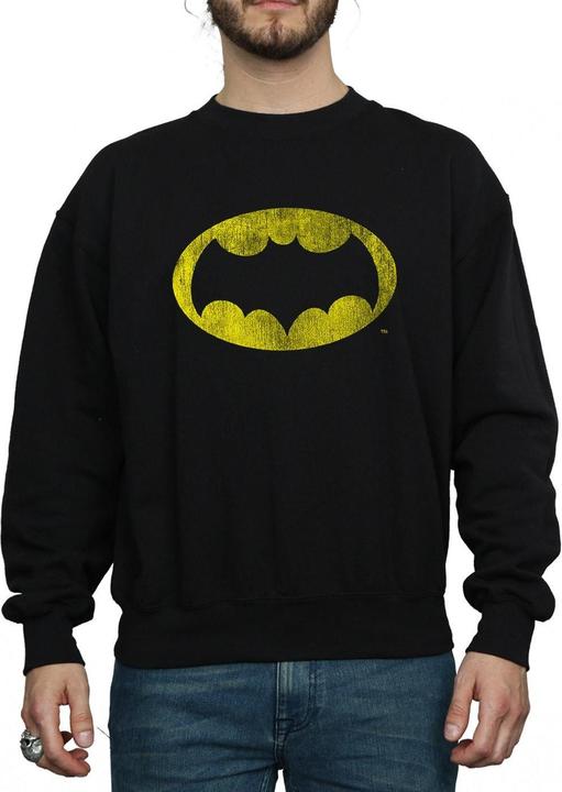 Immagine prodotto Batman TV Series Distressed Logo Felpa Uomo (XL)