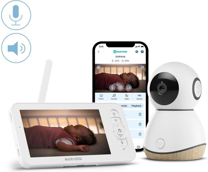 Immagine prodotto Maxi-Cosi MC See Baby Monitor Pro (Video e audio, 200 m)