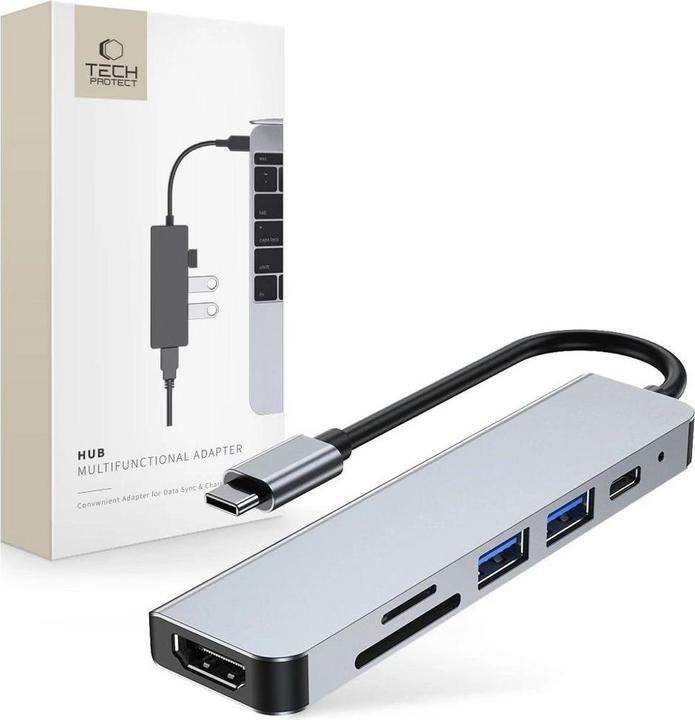 Tech-Protect V4 (USB-C, 6 Ports)