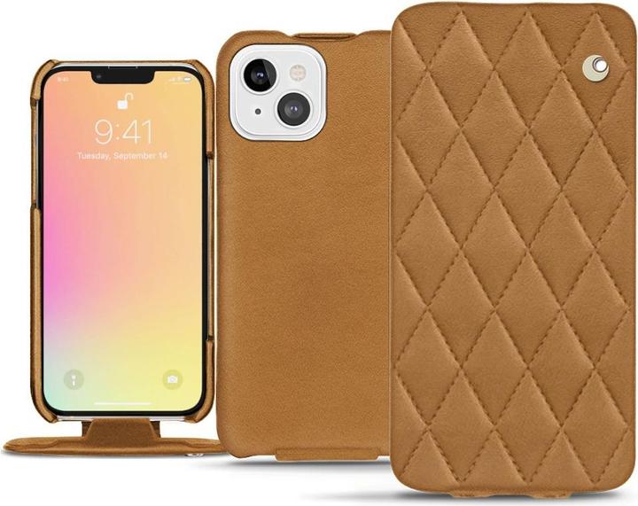 Actual product image Noreve Leather cover vertical (Apple iPhone 13)