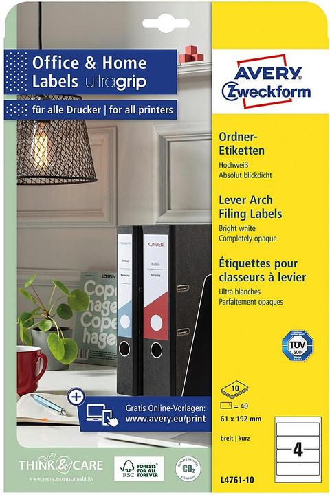 Actual product image Avery Zweckform L4761