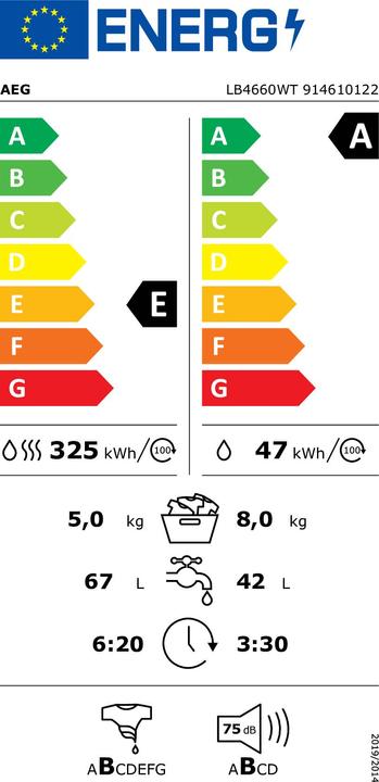 Energy Label AEG LB4660WT