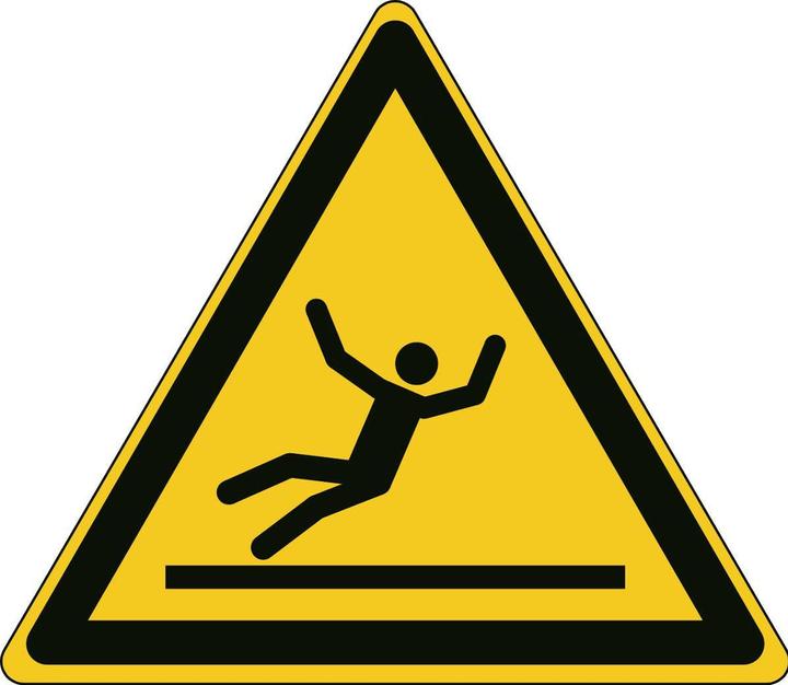 Immagine prodotto Brady B-7667, ISO 7010 Cartello di sicurezza per pavimenti - Avviso di pericolo di scivolamento (W011)