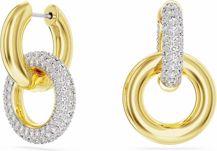 Immagine prodotto Swarovski Dextera Creoles Intrecciato Hoop Oro Bianco (Metallo Swarovski)
