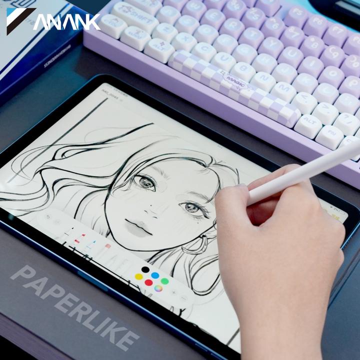 Actual product image Anank PaperLike armoured glass for iPad Pro 13 inch (2024) (1 Piece, iPad Pro 13 2024 (M4))