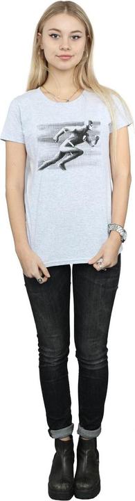 Actual product image Womens/Ladies The Flash Spot Racer Cotton T-Shirt (M)